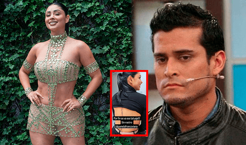 Pamela Franco dejó atrás el pasado y borra tatuaje conmemorativo a Christian Domínguez. Foto: Composición LR/Martin Pauca/América TV/Instagram larepublica.pe