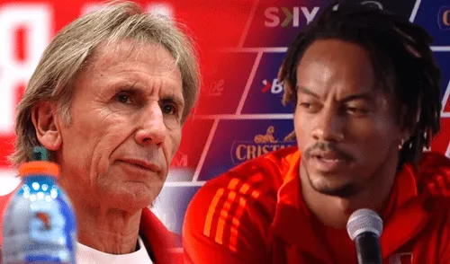 Ricardo Gareca dirigió a André Carillo en el Mundial Rusia 2018. Foto: composición LR/Movistar Deportes Ricardo Gareca, André Carrillo