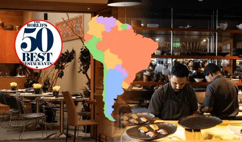 Los mejores restaurantes también están en Sudamérica y se ubican en los mejores puestos para difundir la gastronomía latinoamericana. Foto: composición LR/ Vexels/ X/ Sebastian astañeda Sudamérica | gastronomía latinoamericana