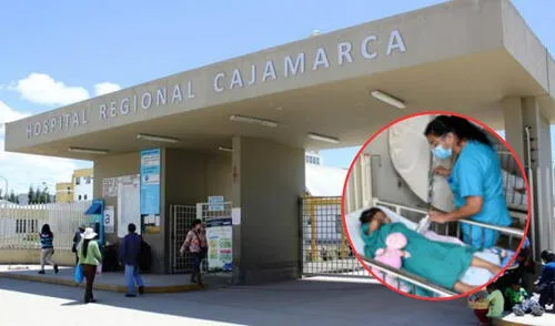 Escolar resulta herida con quemaduras tras actividad escolar. Foto: Defensoría del Pueblo Hospital Regional Cajamarca