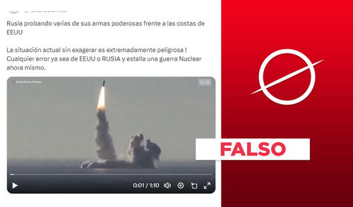 ¿Video expone recientes pruebas militares de Rusia “frente a las costas” de Estados Unidos?