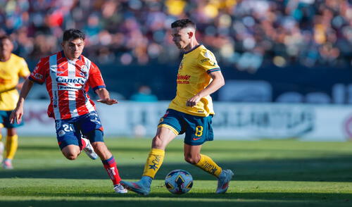 Inicio amargo para los azulcremas ante San Luis tras perder el juego del Torneo Apertura 2024. Foto: ClubAmerica San Luis | Torneo Apertura 2024 | América