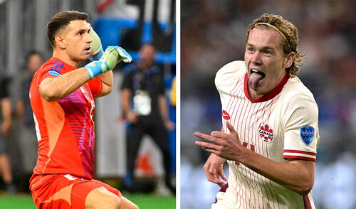 Argentina vs. Canadá se medirán en el MetLife Stadium. Foto: composición LR/AFP Argentina vs. Canadá | semifinales Copa América 2024
