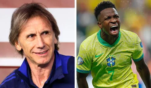 Chile de Ricardo Gareca y Brasil ya no continúan en esta edición de la Copa América. Foto: composición LR/AFP Ricardo Gareca | selección brasileña | Copa América 2024