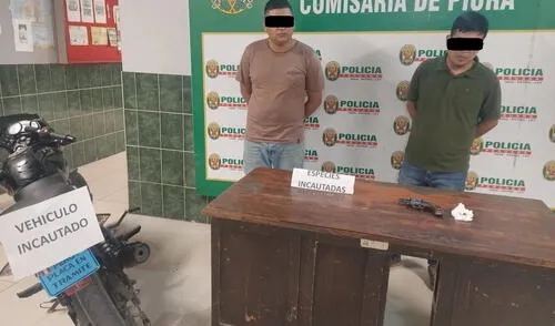 Josimar Gallardo y Javier Córdova formarían parte de la banda criminal 'Los Rápidos y Feroces de Pachitea'. Foto: Policía Nacional del Perú Josimar Gallardo y Javier Córdova formarían parte de la banda criminal 'Los Rápidos y Feroces de Pachitea'.
