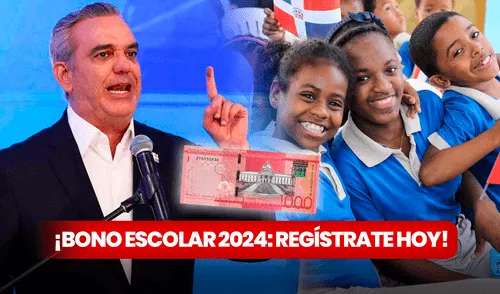 Padres y tutores consultan en el sitio web del MINERD para verificar su elegibilidad para el Bono Escolar 2024. Foto: composición LR / Gobierno de República Dominicana Bono escolar 2024