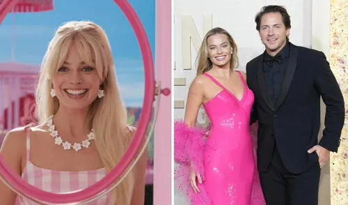 Margot Robbie tiene una relación con Tom McKerley. Foto: Composición LR/Max/EFE Margot Robbie