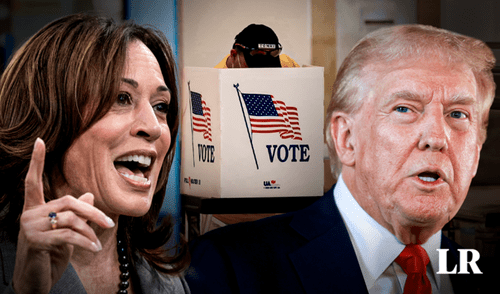 Donald Trump y Kamala Harris se medirán en las elecciones de Estados Unidos 2024. Foto: composición LR de Jazmin Ceras/AFP Donald Trump, Kamala Harris