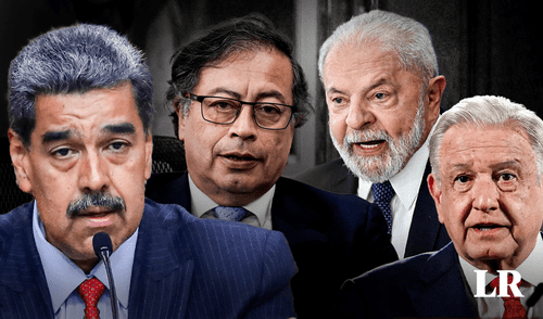 Lula da Silva, AMLO y Gustavo Petro unen esfuerzos diplomáticos para abordar la crisis en Venezuela tras las recientes elecciones. Foto: AFP / difusión Colombia, Brasil y México exigen resultados de Venezuela