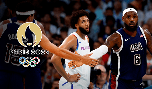 LeBron James buscará una nueva medalla de oro ante Francia/Composición Jazmin Ceras/Foto: La República/ AFP Juegos Olímpicos, París 2024, Estados Unidos