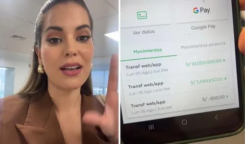 Valeria Piazza revela el secreto de la Tinka.Foto: composición LR/ Valeria Piazza/ TikTok larepublica.pe