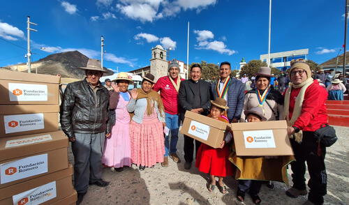 Ayuda humanitaria a comunidades en Puno de la Fundación Romero