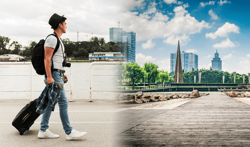 Desde América Latina los emigrantes siempre buscan los países que mejores condiciones laborales y servicios ofrecen, la IA encontró el país ideal. Foto: Freepik Migración, migrantes, viaje