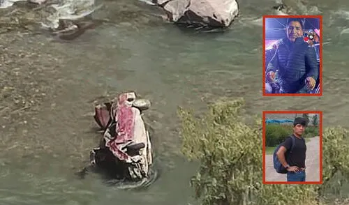 Automóvil cayó al río Cotahuasi, accidente que provocó la muerte de dos hermanos. Foto: composición LR/Claudia Beltrán/Difusión Automóvil cayó al río Cotahuasi, accidente que provocó la muerte de dos hermanos. Foto: composición LR/Claudia Beltrán/Difusión