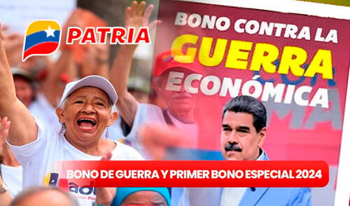 Revisa AQUÍ las principales noticias en torno al Bono de Guerra Económica y el Primer Bono Especial de septiembre 2024. Foto: composición LR/Patria. Revisa AQUÍ las principales noticias en torno al Bono de Guerra Económica y el Primer Bono Especial de septiembre 2024.
