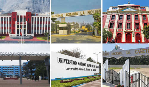 La UNMSM ha superado a todas las universidades nacionales del Perú. Foto: composición LR/ Energiminas/UNFV/Agraria/Unesco/UNMSM/ Universidad Nacional de Cañete Universidad Nacional Mayor de San Marcos