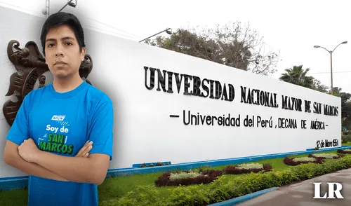 Bryan logró posicionarse por encima de los 197 postulantes a ingenieria ambiental y ocupó el primer puesto en el examen de admisión de San Marcos. Foto: La República/UNMSM UNMSM, unmsm, san marcos, examen de admision