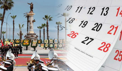 Después del 8 de octubre, ¿cuál es la lista de los próximo feriados y días no laborables, según El Peruano?