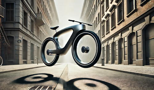 bicicleta levitación magnética