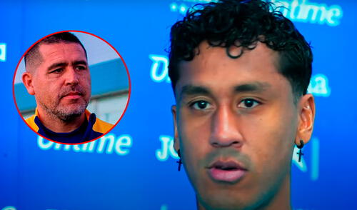 Renato Tapia fue vinculado por Boca Juniors antes de ser jugador de Leganés. Foto: composición LR/captura de YouTube Renato Tapia | Boca Juniors | Juan Román Riquelme