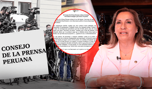CPP desaprueba las declaraciones de Dina Boluarte. Foto: Composición La República. CPP, Dina Boluarte, terrorimos de imagen