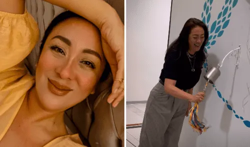 Cathy Saénz celebró emocionada el fin de sus radioterapias. Foto: Composición LR/Instagram larepublica.pe