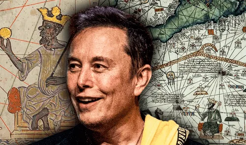 Elon Musk, Mansa Musa I, millonario de la historia