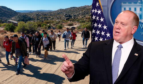 Donald Trump asigna a Homan la supervisión de todas las fronteras del país, incluidas las fronteras sur y norte, así como la seguridad marítima y aérea. Foto: composición LR/ AFP