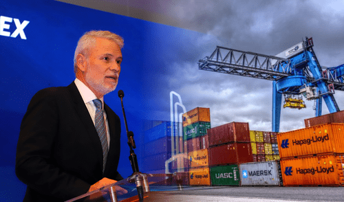 El actual presidente de Adex es Julio Pérez Alván. Foto: composición LR/Adex Presidente de Adex y exportaciones peruanas