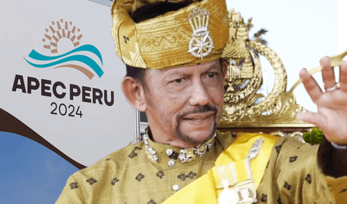 Sultán de Brunei Darussalam llega a Lima para la APEC 2024. Foto: Composición LR/Difusión/Andina Sultán de Brunei Darussalam llega a Lima para la APEC 2024. Foto: Composición LR/Difusión/Andina