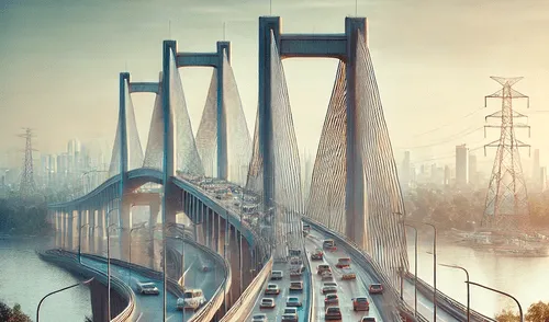 En Estados Unidos se proyecta la construcción de un puente que reemplazaría a uno histórico de 94 años. Foto: IA/Copilot nueva jersey, estados unidos, puente lincoln