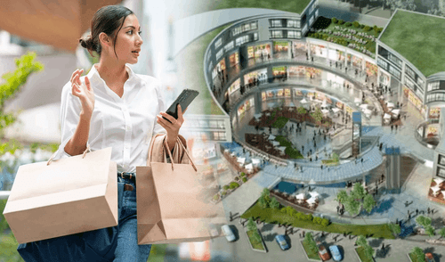 Un nuevo centro comercial a punto de estrenarse.