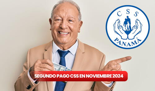 Segundo pago jubilados y pensionados CSS noviembre 2024