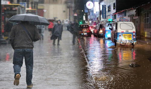 Las precipitaciones afectarán regiones como Áncash, Huánuco y Junín, con el riesgo adicional de nieve y granizo en áreas altas. Se advierte sobre deslizamientos y problemas de tránsito en diversas vías del país. Foto: composición LR/Andina Senamhi emite alerta naranja en Lima y otras 10 regiones por precipitaciones