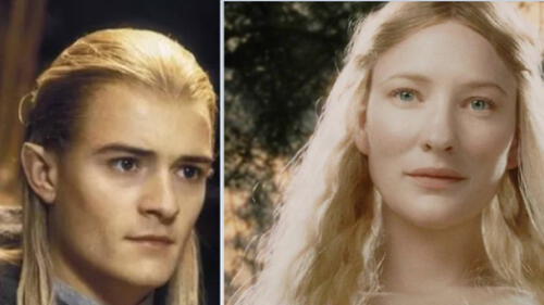 Orlando Bloom y Cate Blanchett en 'El señor de los anilos'. Composición LR Orlando Bloom y Cate Blanchett en 'El señor de los anilos'. Composición LR