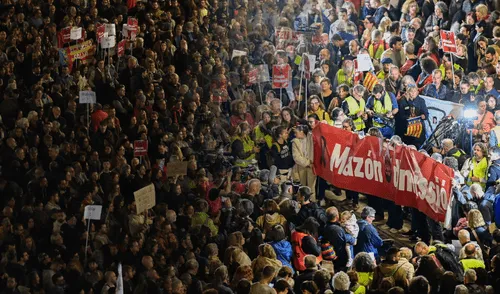 Protesta en Valencia por mala gestión frente a DANA