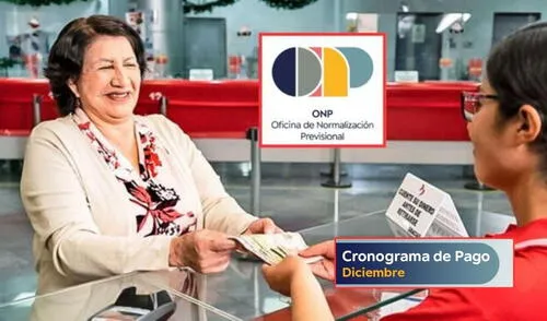 pensionista de la ONP cobra en una ventanilla del Banco de la Nación