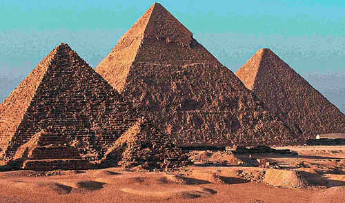 De esta manera se construyeron las pirámides de Guiza