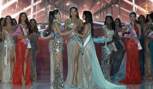 Miss Venezuela y Miss Puerto Rico