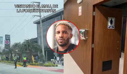 Peruano visita el centro comercial 'KM40' de Jefferson Farfán y queda impresionado con los baños: "Qué random”
