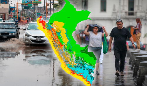 Senamhi emite alerta naranja en 20 regiones