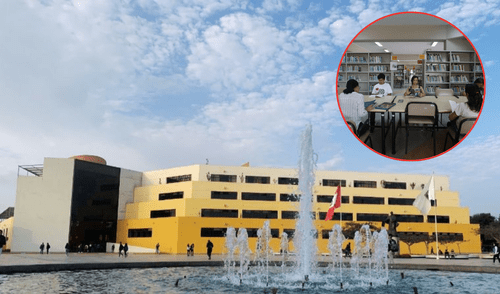 La Biblioteca Central Pedro Zulen se inauguró en 1999 y se encuentra en la UNMSM. Foto: composición LR/UNMSM/Radio Nacional La UNMSM tiene la segunda biblioteca más grande del Perú
