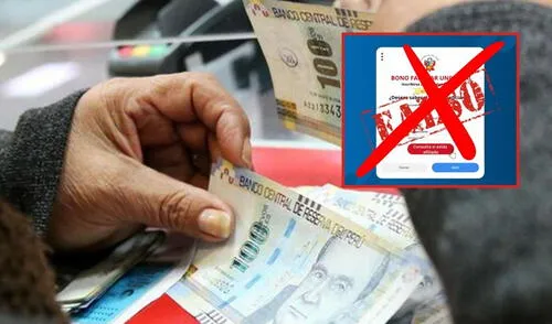 persona contando fajos de billetes al lado de la plataforma falta del BFU