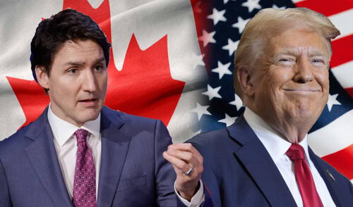 Justin Trudeau se mostró en contra de la propuesta de Donald Trump sobre alzar los aranceles para Canadá. Foto: composición LR/ CNN Justin Trudeau, Donald Trump, Canadá, Estados Unidos