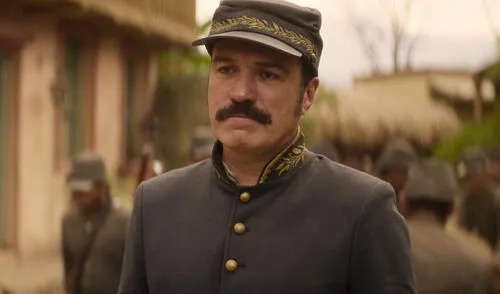 Salvador del Solar como el general José Raquel Moncada. larepublica.pe