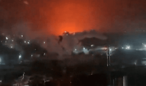 El fuego resultante del ataque de Ucrania contra Rusia fue descrito como “masivo”. Foto: Composición LR El fuego resultante del ataque de Ucrania contra Rusia fue descrito como “masivo”. Foto: Composición LR