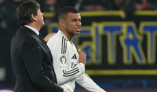 Kylian Mbappé salió lesionado durante el primer tiempo del Real Madrid vs Atalanta.
