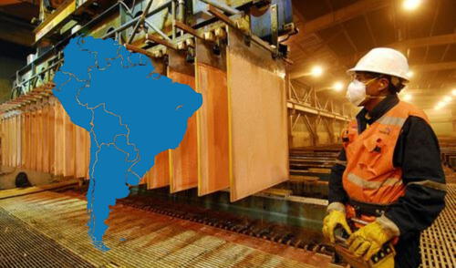 Chile mantiene el liderato en la exportación de cobre a nivel mundial. Foto: Andina/Composición LR Chile mantiene el liderato en la exportación de cobre a nivel mundial