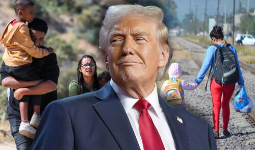 Trump dice "preservar la unidad familiar" al expulsar a todos los miembros de una familia sin importar su estatus migratorio. Foto: Composición LR