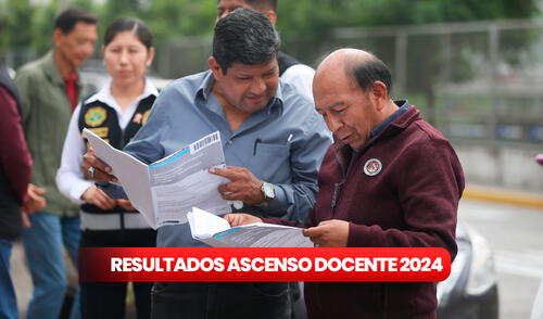 Los resultados preliminares del concurso de Ascenso Docente 2024 fueron publicados el 4 de diciembre. Foto: composición LR/Minedu Resultados Ascenso Docente 2024
